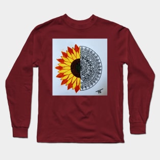 Sunflower Mandala Long Sleeve T-Shirt